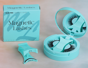 Kit de <span class=keywords><strong>faux</strong></span> <span class=keywords><strong>cils</strong></span> magnétiques vert menthe, semi-artisanaux, tige rigide naturelle, bande complète, sans colle, application rapide, légers, pour le voyage - Product Image 6