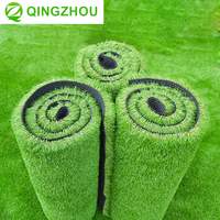 Tapis vert d'extérieur GUANGZHOU L001, hauteur de poils de 20 mm, gazon artificiel pour jardin, herbe artificielle