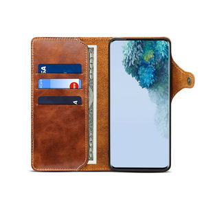 Funda con tapa de cuero auténtico con diseño de libro para <span class=keywords><strong>Samsung</strong></span> Galaxy S8 S9 S10 S20 plus Note 8/9/10 <span class=keywords><strong>pro</strong></span> - Product Image 6
