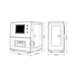 Fresatrice Dentale a Umido e a Secco, Attrezzatura per Laboratorio Odontotecnico, Tipo HS01, Macchina da Taglio e Fresatura CAD CAM a 5 Assi di Tipo Verticale - Product Image 2