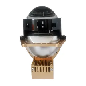 Auto Headlight Retrofit Kit 3 Inch Bi LED Projector Lens Headlight 140W can fit with Hella 5 Q5 Bracket Adapter