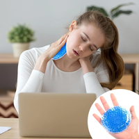 Compresse chaude/froide personnalisée OEM en billes de gel 10 cm pour le soulagement des maux de dents, la réduction des rougeurs et des gonflements du visage
