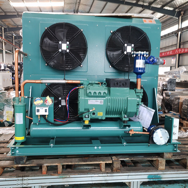 Automatic Piston Compressor Condensing Units Energy-Saving & Remote Control for Cold Storage Cooler & Engine Pump Applications
