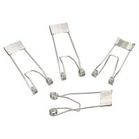 Clip à ressort en acier au carbone nickelé argent/noir de haute qualité pour downlight encastré, pièces de rechange pour luminaires 20