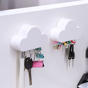 Nuage nouveauté mignon décorations <span class=keywords><strong>pour</strong></span> la maison fort magnétique en acier inoxydable porte-<span class=keywords><strong>clés</strong></span> facile à installer en plastique <span class=keywords><strong>support</strong></span> <span class=keywords><strong>mural</strong></span> <span class=keywords><strong>pour</strong></span> sac à outils - Product Image 3