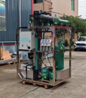 Machine à glace en tubes industrielle Coldsmart 5T-10T, pompe pour compresseur, réfrigérant R404A, 220V/380V, certifiée CE, garantie 1 an