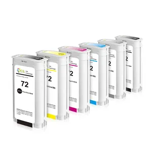 Ocbestjet 72 130ML Ink Cartridges With Chip For HP Designjet T790 T1300 T1200 T610 T770 T790 T1120 T620 T1100 T2300