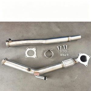 Tubo de Escape Turbo de Acero Inoxidable de 3 Pulgadas para VW Golf GTI MK5 MK6 Passat CC 2.0T EA888 EA113, Tubo <span class=keywords><strong>Decat</strong></span> - Product Image 3