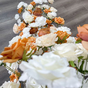 Populares caminos de mesa largos con flores blancas para otoño, caminos de mesa de alta calidad con flores para decoración del Día de la Madre - Product Image 4