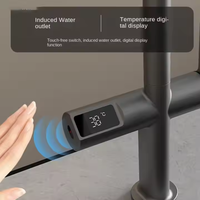 Nouveau évier de cuisine en acier inoxydable 304 grand bassin simple conception de cascade affichage numérique quatre liquides en nid d'abeille en relief pour la main