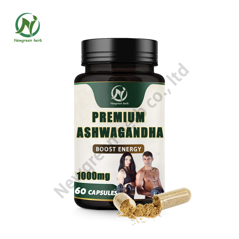 Newgreen, оптовая цена, добавка экстракта трав, капсулы Ksm66 Ashwagandha