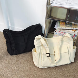 New Industrial Style Large Capacity <b>Canvas</b> <b>Crossbody</b> <b>Bags</b> Popular Multi-functional Messenger <b>Bag</b> Tote <b>Bag</b> for Teenage Girls - Product Image 4