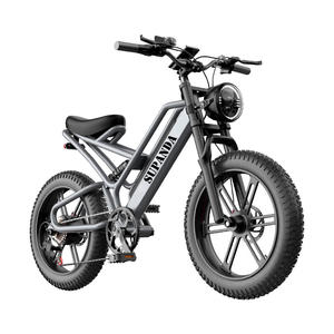 2025 M7 vélo électrique prêt stock 500W électriquement montagne Fatbike pas cher 20 pouces gros pneu Ebike vélo électrique usine - Product Image 3