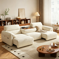 ATUNUS Modernes Elektrisches Sofa Federkern-Couch Wohnzimmermöbel Modulares Sektional-Relaxsofa Elektrisches Cloud-Sofa-Set