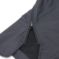 Vestes de course personnalisées de haute qualité grande taille pour hommes Veste de sport zippée à capuche et coupe-vent