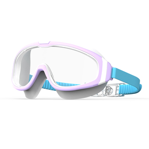 <span class=keywords><strong>Gafas</strong></span> de Natación de Silicona Ligeras para Niños, Antivaho, Anti-UV, con Marco Impermeable y Lentes de PC con Revestimiento de Espejo - Product Image 1