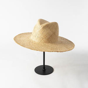 BESTELLA européen américain été décontracté crème solaire chapeau de paille Double couche tissé à la main <span class=keywords><strong>Lafi</strong></span> herbe grand bord Jazz chapeau lumière visière - Product Image 6