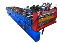 Machine automatique de formage de tôles de toiture à double couche 840, ligne de production de tuiles métalliques IBR haute vitesse