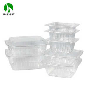 OEM rõ ràng nhựa đưa ra container thực phẩm dùng một lần bánh hộp trái cây salad rõ ràng container - Product Image 1