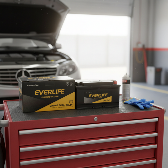 Manufacturer New DIN100 12V 100AH High Quality Lead Acid Battery Maintenance Free Auto Batteries for Cars Trucks 12-Month
