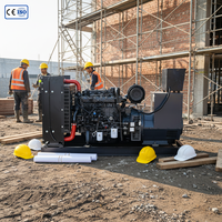 Générateur diesel ouvert 60KW 75KVA, prix usine bas, matériau en cuivre pur, durable, AC en cuivre pur, d'occasion, 50HZ/60HZ