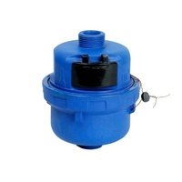 Compteur de débit d'eau volumétrique de précision en plastique IP68 pour usage domestique OEM ISO 4064 Classe C Haute Précision Noir 1/2 Shengda 2,5 m³/h