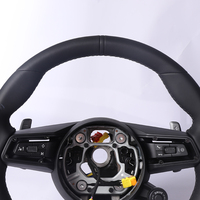 Volant en cuir complet Porsche 992 pour Panamera Cayenne Macan 718 911 Taycan 996 997 991 Remplacement d'éléments intérieurs de voiture