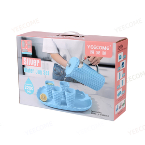 Yjm8570b Công Suất 2.2L Bình Nhà Máy Nóng Bán Sáng Tạo Cá Quy Mô Bình Nước Thời Trang Nhựa Bình Phổ Biến Bình Nước - Product Image 6