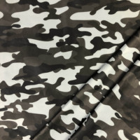 Tissu de sport en polyester extensible, respirant, anti-transpiration, imprimé camouflage, pour maillots de bain, vêtements de sport, débardeurs et leggings