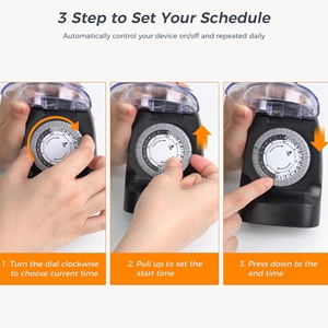 Linsheng 24 Hour Heavy Duty Plug in <strong>Timer</strong> Mechanical Outdoor Electrical <strong>Timer</strong> <strong>Switch</strong> - Product Image 3