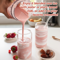 Meal Shake Brûle-Graisse, Substitut de Repas Protéiné, Fibres, Probiotiques, Saveur Gâteau aux Fraises, 20g de Protéines, Poudre Substitut de Repas
