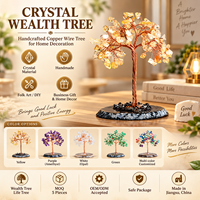 Ornements modernes de qualité supérieure, décoratifs, en améthyste, opale, cristal, arbre de richesse pour la décoration intérieure, décoration de table