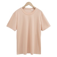 T-shirt décontracté personnalisé pour homme en jersey de bambou imprimé, super doux, respirant, écologique, séchage rapide, col rond, manches courtes, 140g-180g