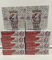 Boîte cadeau Pokémon 151 japonaise SV2a originale, collection de cartes TCG, jouet, booster, boîte scellée en papier