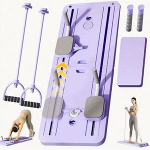 Purple 5 in 1 Fitness <b>Equipment</b> Train Muscles Push up Board Sets With Pull Rope - Product Image 1
