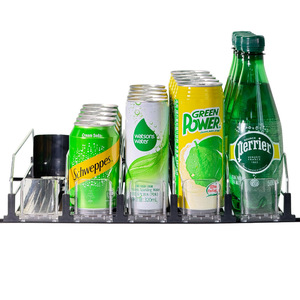 Giá để đồ uống tự động đẩy, kệ trưng bày nước giải khát, tủ lạnh, giá để đồ uống, thiết bị sắp xếp đồ uống trong tủ lạnh, siêu thị bán buôn, kho hàng - Product Image 5