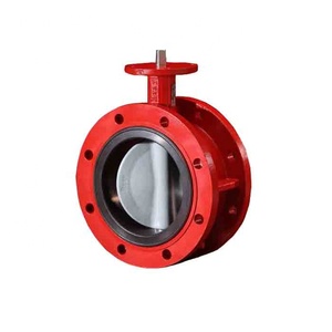 Factory Supply DN200 PN16 Ductile <b>Cast</b> Iron DI <b>Hand</b> Operated Double Flanged Butterfly Valve Free Shipping - Product Image 4