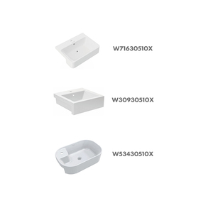 Vasque en céramique DongPeng de haute qualité 1250 ℃   Vasque en céramique cuite à haute température à faible absorption d'eau pour meuble-lavabo ODM/OEM - Product Image 1