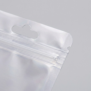 Sachet refermable en Mylar coloré avec fenêtre transparente pour macarons, bonbons, bijoux, cils, brillant à lèvres, cosmétiques, porte-clés - Product Image 4