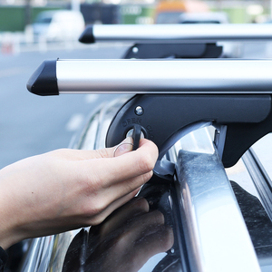 Soporte <span class=keywords><strong>Universal</strong></span> de aluminio para techo de <span class=keywords><strong>coche</strong></span>, barras cruzadas, bastidores de techo - Product Image 4