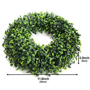 Guirlande artificielle guirlande <span class=keywords><strong>de</strong></span> <span class=keywords><strong>paille</strong></span> pour la décoration intérieure pour la porte d'entrée mur fenêtre Noël Halloween Graduation <span class=keywords><strong>en</strong></span> PE - Product Image 4