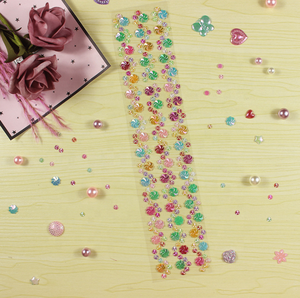 Autocollants auto-adhésifs en cristal diamant Bling strass Diy - Product Image 3