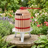 12L Slow Wood Handmatige Spirale Sapcentrifuge Multifunctioneel XH Merk Fruit- en Groenteverwerker Eenvoudig te Gebruiken Commercieel Gebruik Fruit