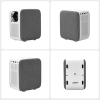 Projecteur de poche LED LCD Touyinger H6 Pro 4K USB pour cinéma, théâtre, multimédia, jeux, mini projecteur portable pour la maison