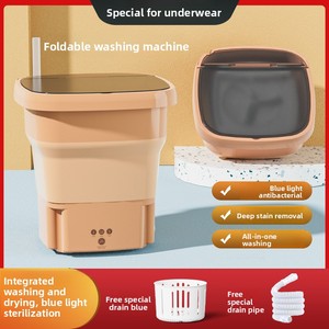 <span class=keywords><strong>Machine</strong></span> à <span class=keywords><strong>laver</strong></span> pliante portable de grande capacité de 15L Mini élution automatique tout-en-un pour dortoir et laveuse pliable à utiliser - Product Image 5