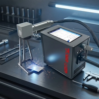 Machine de marquage et de gravure laser à fibre portable mini, prix usine, refroidissement par air, haute précision 3D, utilisation facile