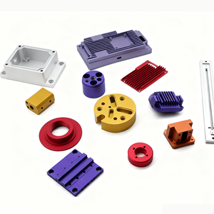 قطع معدنية مصنعة بتقنية التصنيع بالتحكم الرقمي بالحاسوب مع طلاء الأنودة الصلبة وقطع من الألومنيوم والفولاذ المقاوم للصدأ المؤنود بدقة - Product Image 1