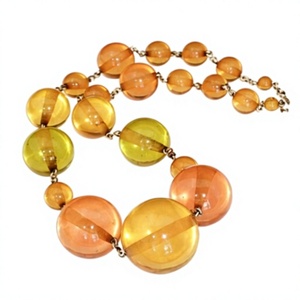Nouveau collier multirangs en perles d'ambre, pierres naturelles, design élégant, bijou unisexe, accessoire de mode pour femme, idéal pour mariage et fête - Product Image 6
