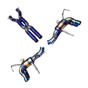 Scarico per <span class=keywords><strong>Ferrari</strong></span> California 4.3 2009-2014, Sistema di Scarico in Lega di Titanio con Valvola a Controllo Remoto - Product Image 6