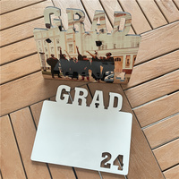 MDFSUB Cadre photo à sublimation 5mm Grad & 2024 Plaques de graduation à sublimation Cadre photo MDF Grad & 24